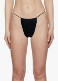 Disposable Thong Panties(G String), Black, Heavy Material 40gsm, 100pcs/box, 991800, 991801