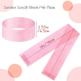 Disposable Spa Headbands, Facial Hair Band, Elastic Facial Head Wraps, 100pcs/bag, White/Pink/black, 993958, 993959, 993960