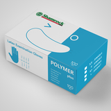 NuMedical Polymer PLUS, Latex Exam Gloves Powder Free, 100pcs/bx, Bx Size(cm): 21 L x12 W x 7.5 H, Low as $4.95 per box, 990064 - 990067