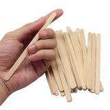 Disposable Wooden Wax Sticks, Small, 140mm L x 6mm W, Non-Sterile, 100/box, 993757