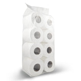NuMedical Toilet Tissue, 3ply, Virgin Pulp, 10cm x 11cm x 180pcs/roll 8rolls/bag, White, 992738