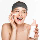 Disposable Spa Headbands, Facial Hair Band, Elastic Facial Head Wraps, 50pcs/bag, white/pink/black, 993961, 993962, 993963