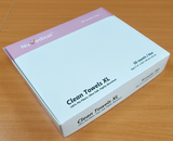Clean Towels XL, 30cm x 33cm, 100% Biobased Face Towel, Disposable Face Towelette, Makeup Remover Dry Wipes, Ultra Soft, White, 50pcs/box 20boxes/case, 993965