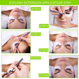 Eye Pads Lash extensions, 2pairs x 100pouches/box, 991896