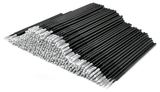 Disposable Micro Applicator Brush for Makeup, 100mm L, 990807 - Black