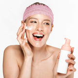 Disposable Spa Headbands, Facial Hair Band, Elastic Facial Head Wraps, 50pcs/bag, white/pink/black, 993961, 993962, 993963