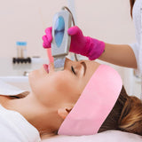 Disposable Spa Headbands, Facial Hair Band, Elastic Facial Head Wraps, 100pcs/bag, White/Pink/black, 993958, 993959, 993960