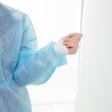 Isolation Gown, Knee-Length & Knitting Cuffs , 10 x 5 bags/case, 991539, $1.40/piece