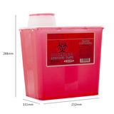 Waste & Sharps Container, 993835, 7600ml, 288x232x131mm