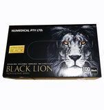 Black Lion Nitrile Examination Glove, 100pcs/box, BX Size(cm): 21.5L x 12.2W x 6.5H, 990027 - 990029