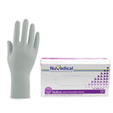NuEco Latex Exam Gloves Powder Free, 100pcs/box, BX Size(cm):24 L x 12 W x 7 H, 990019 - 990022